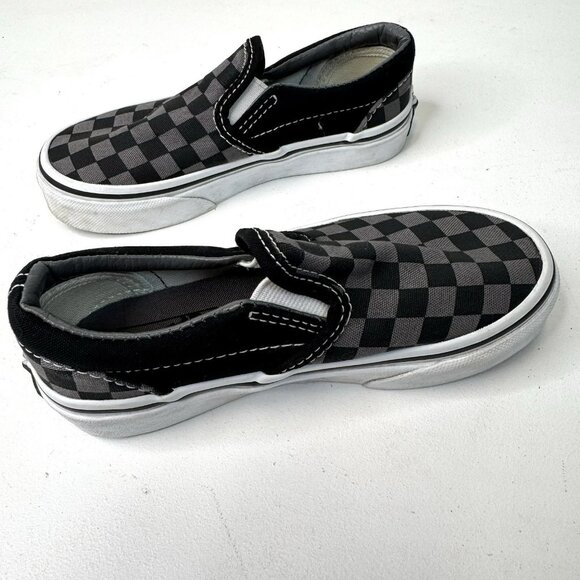 Vans Kids Unisex Toddler Size 11 Checkerboard Slip On Shoes Sneakers Canvas - Picture 7 of 9